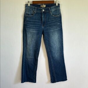 Kut from the Kloth Blue Ankle Cropped Jeans